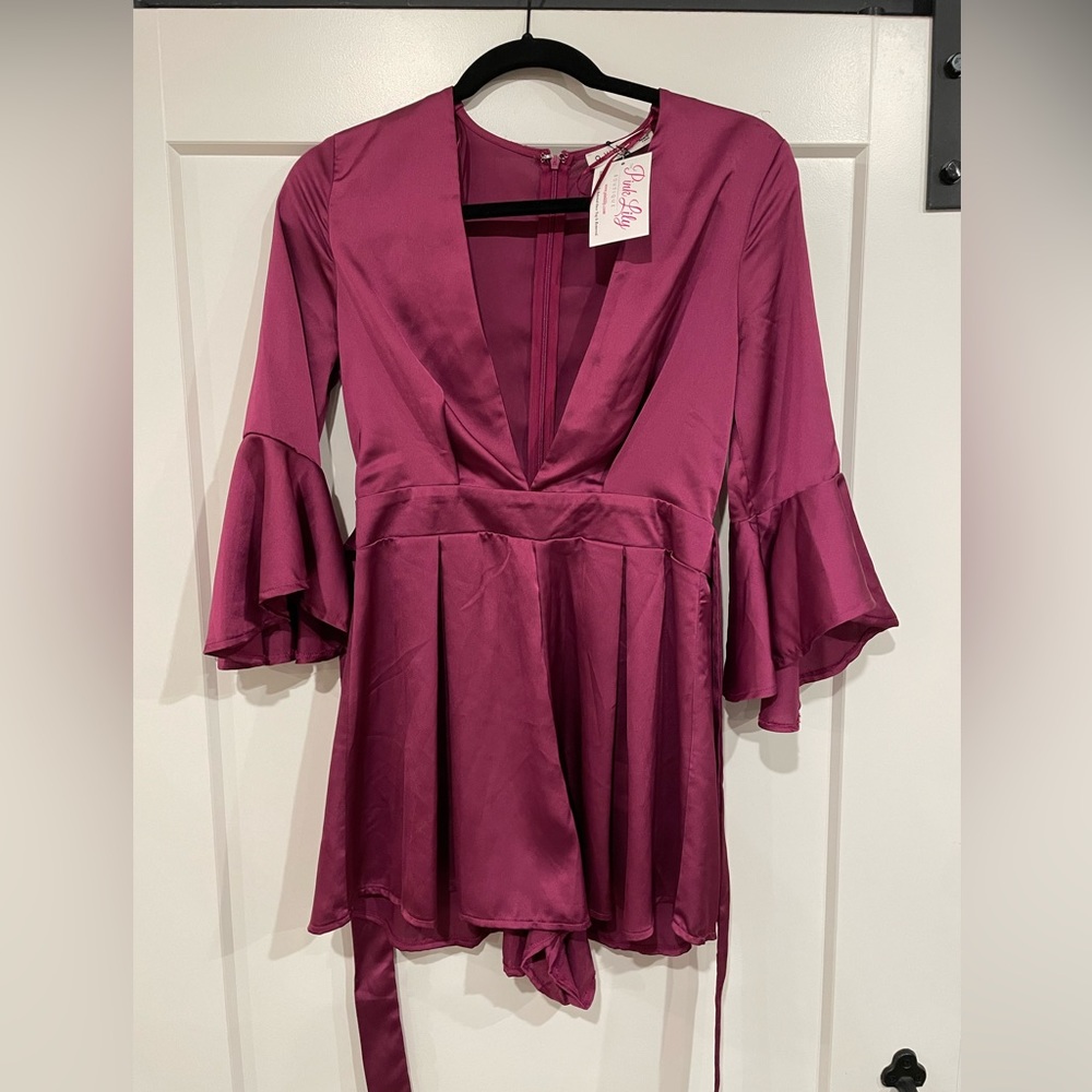 Pink Lilly romper